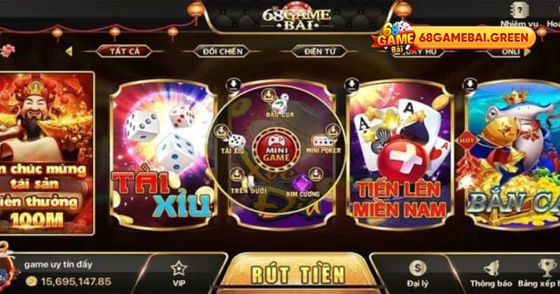 luật chơi Tài Xỉu 68 Game Bài