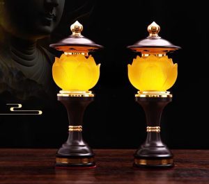 Đèn Thờ Hoa Sen: Vẻ Đẹp Thanh Tịnh Và Ý Nghĩa Phong Thủy Sâu Sắc