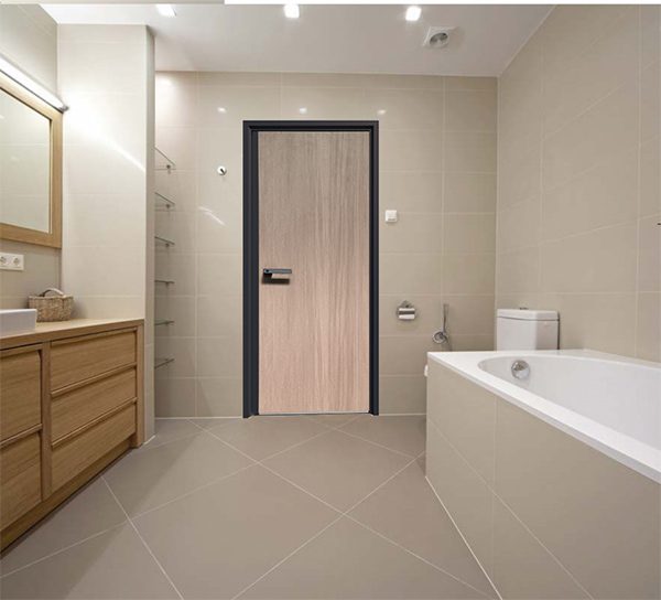 Lựa chọn màu sắc phù hợp giúp các mẫu cửa nhôm nhà tắm đẹp hài hòa với tổng thể.