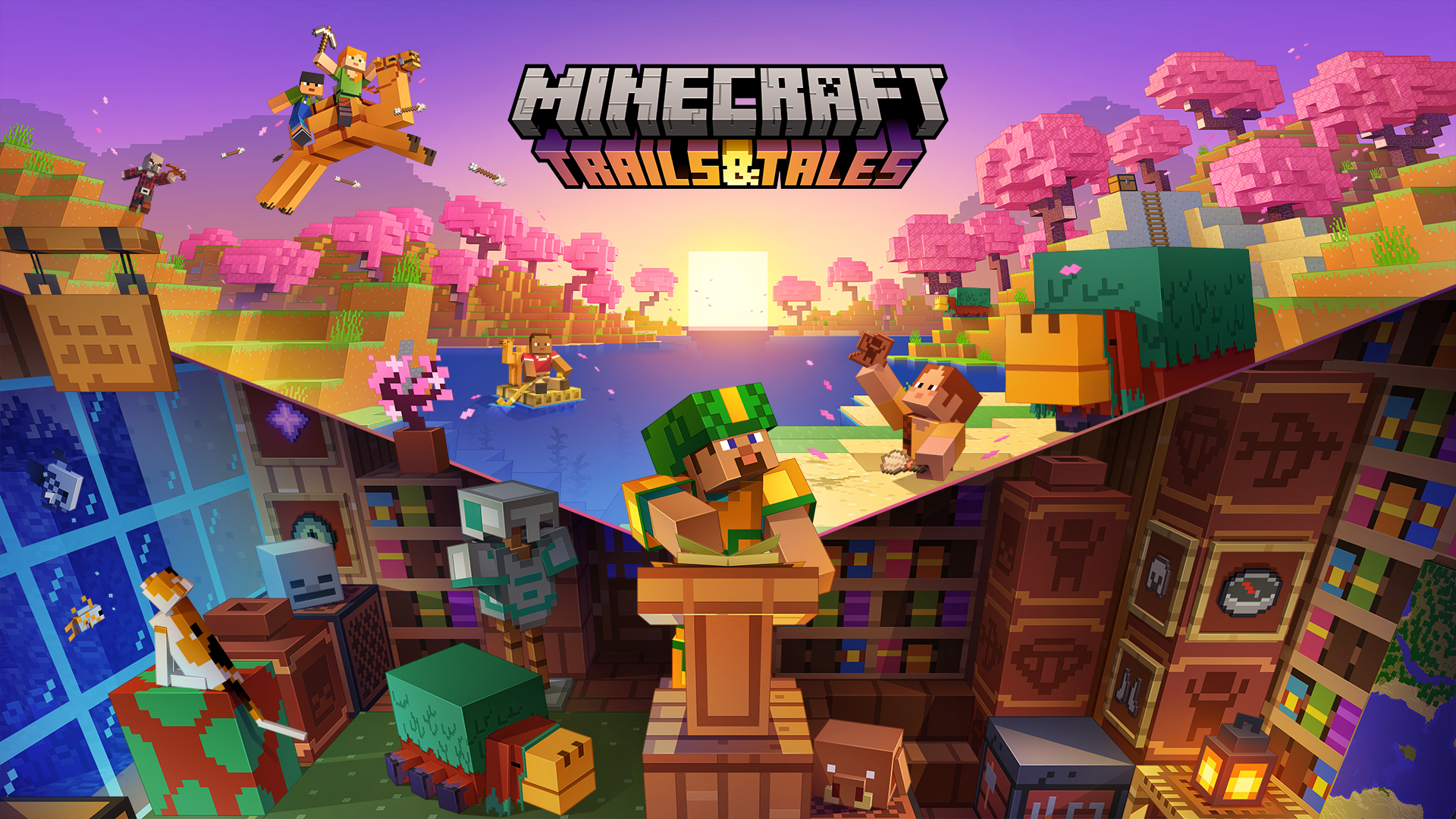 Bản cập nhật Minecraft 1.20 "Trails & Tales" tập trung vào sự sáng tạo và kể chuyện.