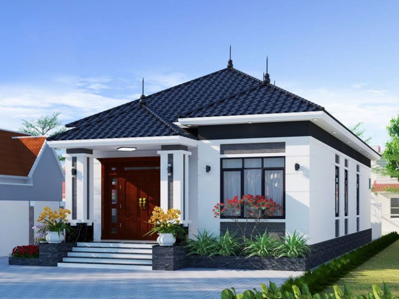 Thiết kế nhà mái Nhật luôn đề cao sự hài hòa với thiên nhiên.