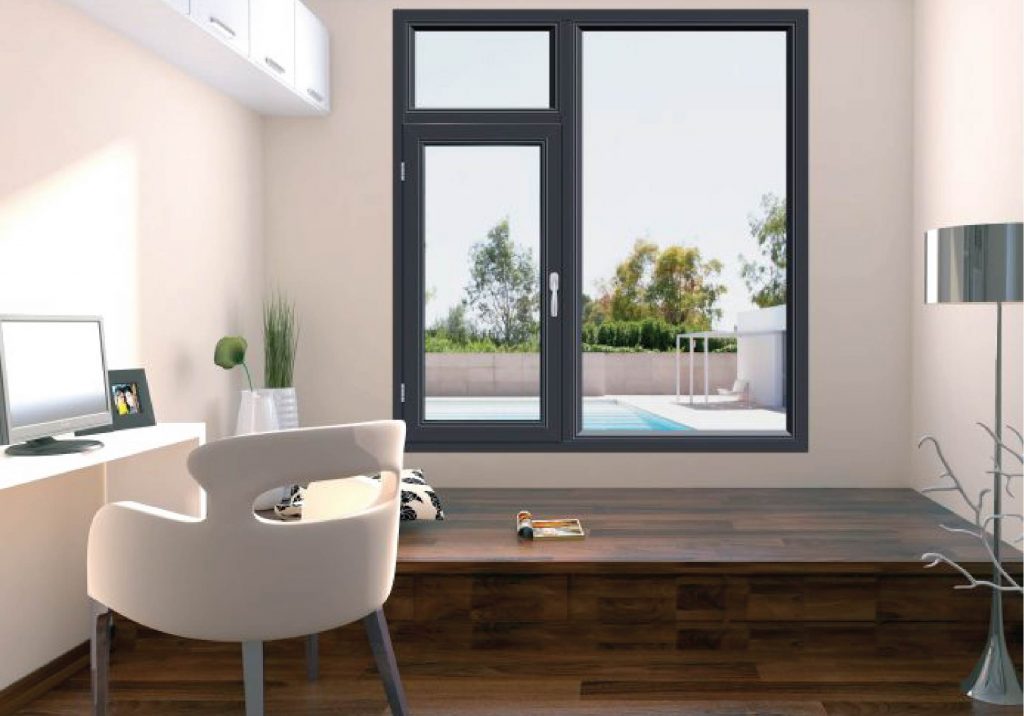 Thiết kế slim của cửa nhôm Rolan giúp kết nối không gian một cách tinh tế.