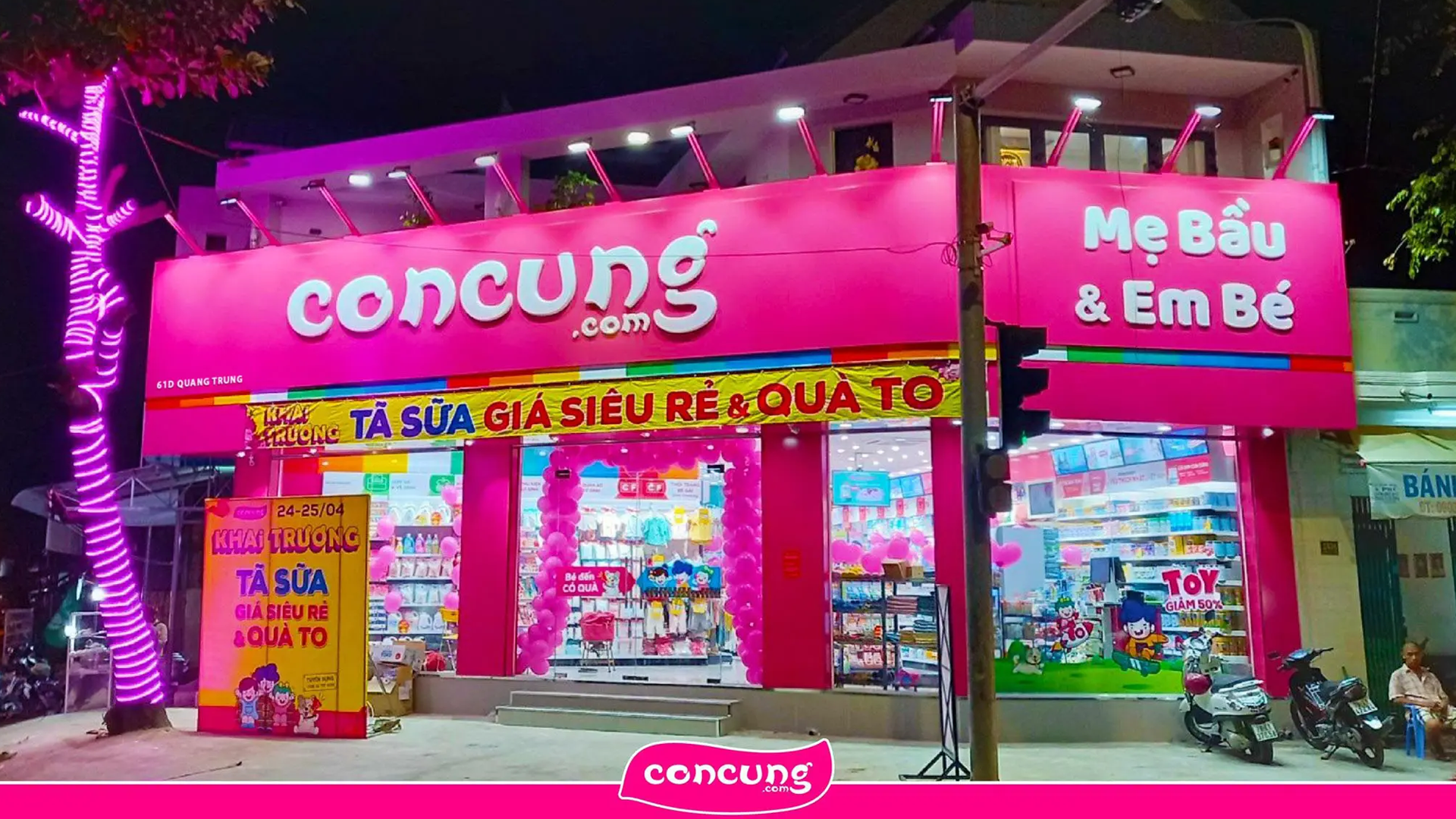 Concung đã khẳng định vị thế dẫn đầu với một hệ thống cửa hàng rộng khắp