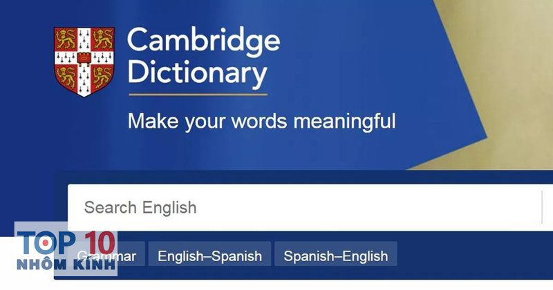 Đánh giá cambridge dictionary - Nền tảng học thuật và nguồn dữ liệu
