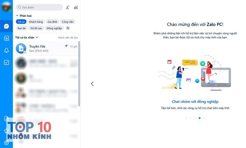 Cách dùng zalo chat - Thiết lập hồ sơ cá nhân