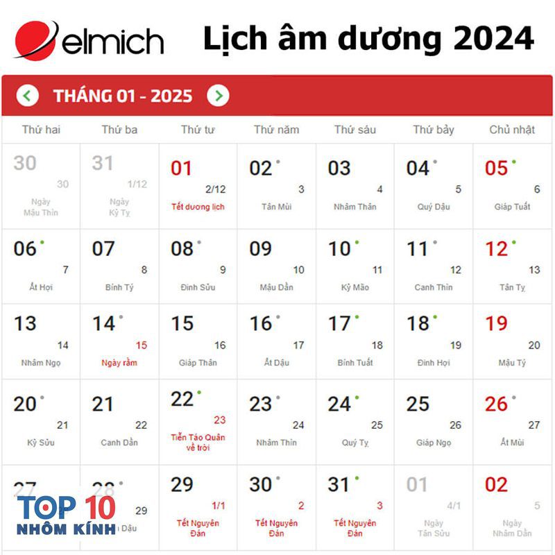 lịch âm 2024 - Chọn ngày cưới hỏi