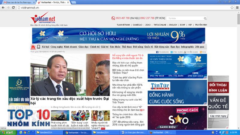 vietnamnet - Bảo mật khi đọc báo trực tuyến