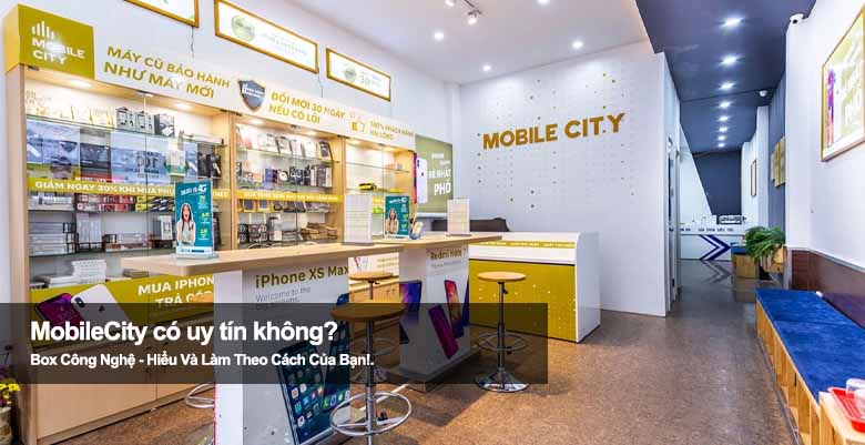 Mobilecity là gì - Không gian cửa hàng và tư vấn