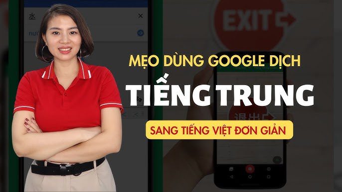 Gg dịch tiếng Trung - Sử dụng ứng dụng Google Dịch